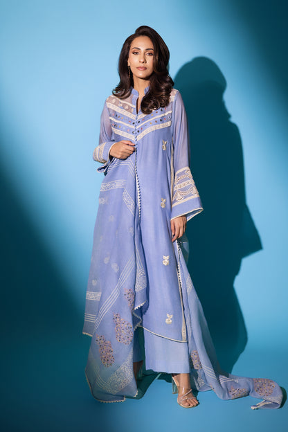 Blocked in Blue with Pants