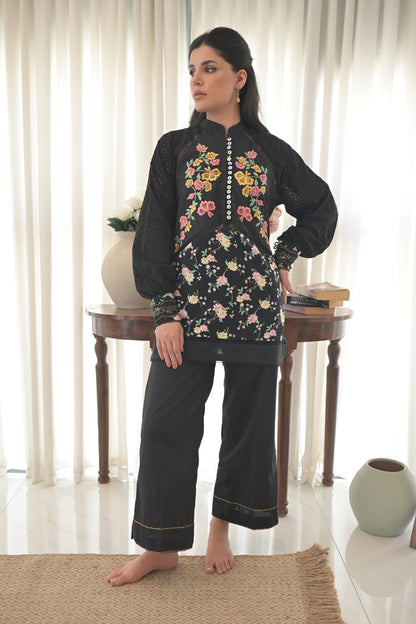 Midnight Roses with culottes