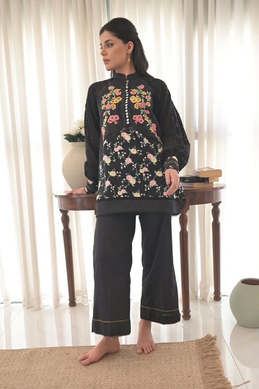 Midnight Roses with culottes