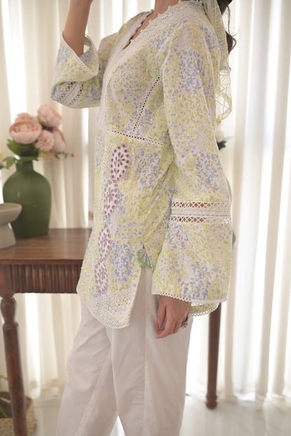 Pistachio with Khari Shalwar