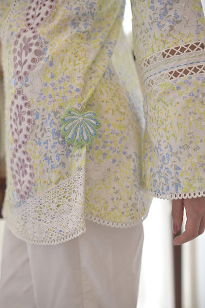Pistachio with Khari Shalwar