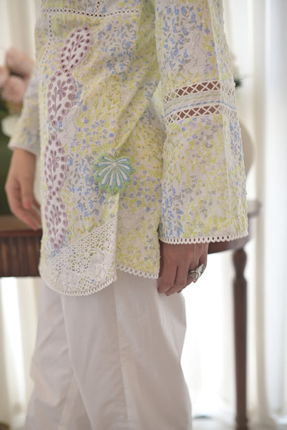 Pistachio with Khari Shalwar