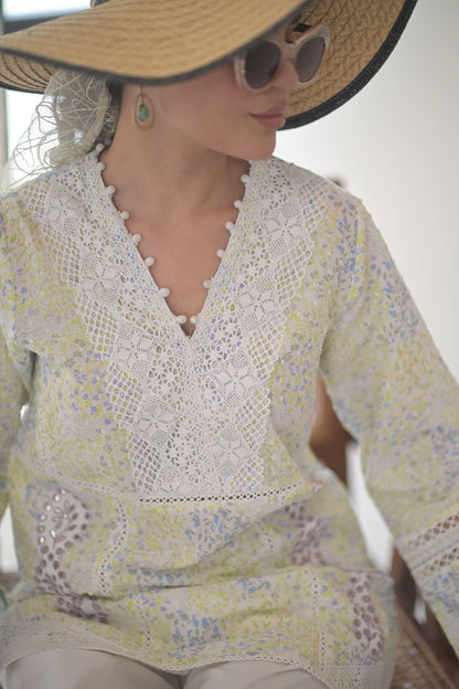 Pistachio with Khari Shalwar