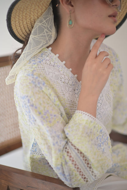 Pistachio with Khari Shalwar