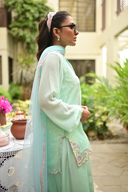 Mint Sorbet with Farshi Shalwar