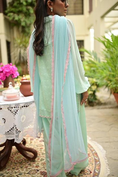 Mint Sorbet with Farshi Shalwar