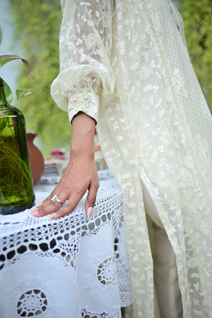 Pastel Blonde ( Kurta with pants)