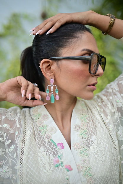 Pastel Blonde ( Kurta with pants)