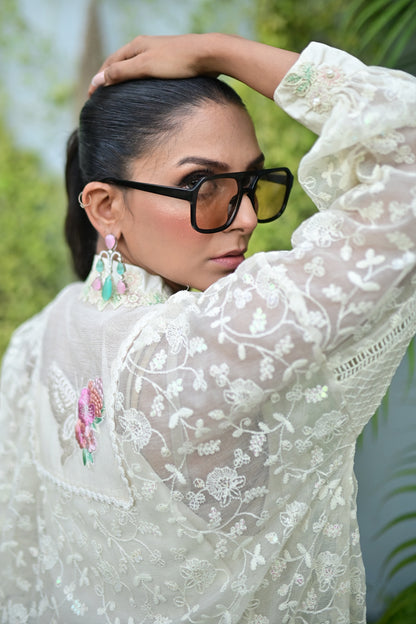 Pastel Blonde ( Kurta with pants)