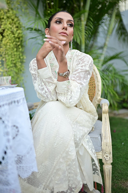 Pastel Blonde ( Kurta with pants)