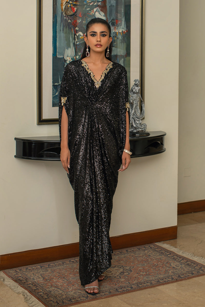 Black Kaftan Insia Sohail Black Kaftan Insia Sohail