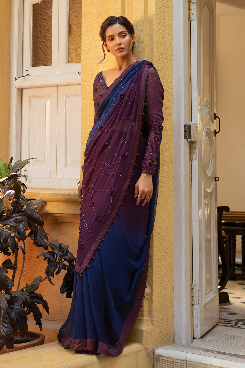 Veronica - Pure chiffon saree