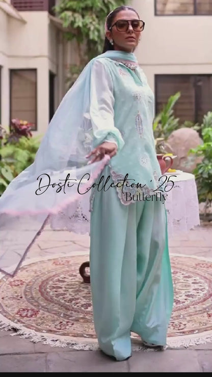 Mint Sorbet with Farshi Shalwar