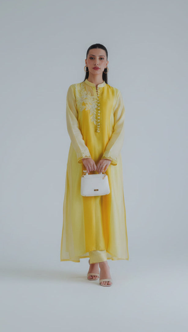 SUNLIT WHISPER  KAFTAN SET