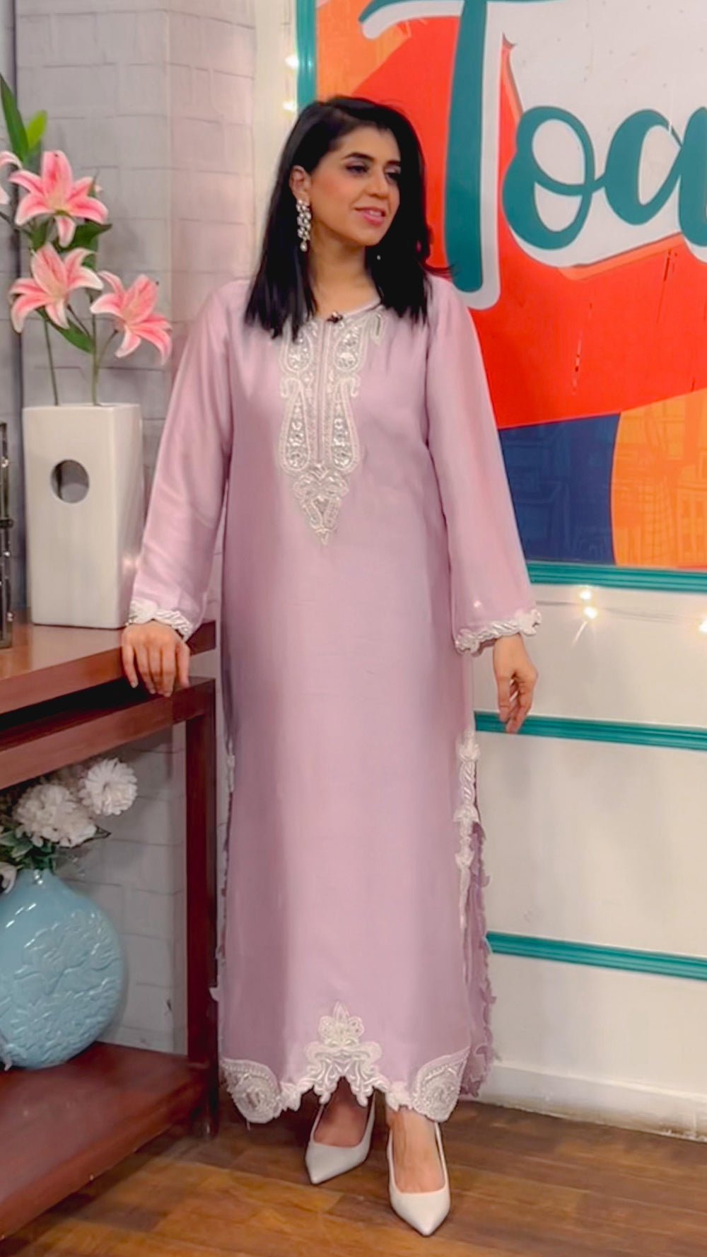 PETALS (SILK KAFTAN SET)