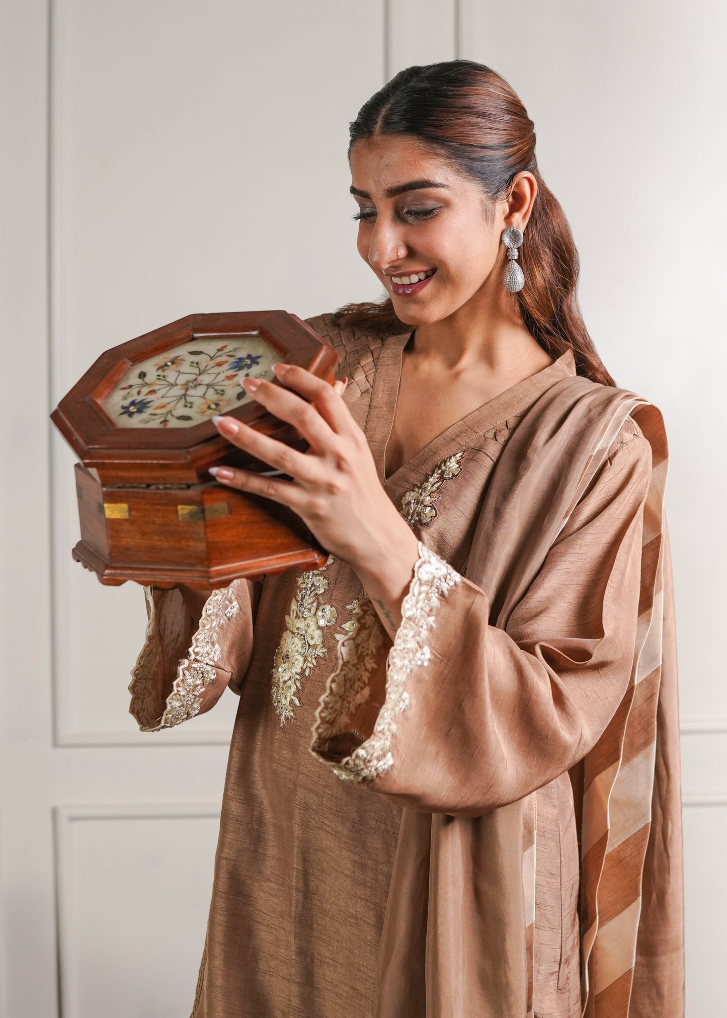 Mocha Kurta set