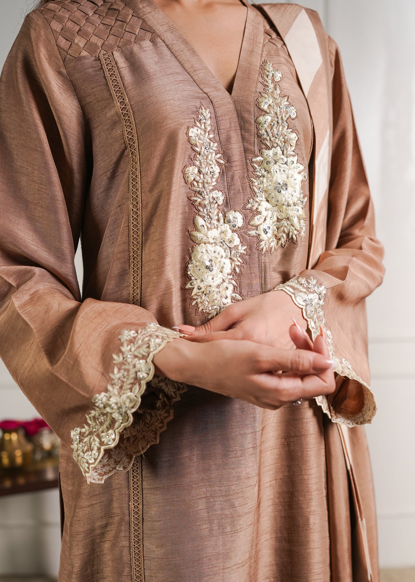Mocha Kurta set