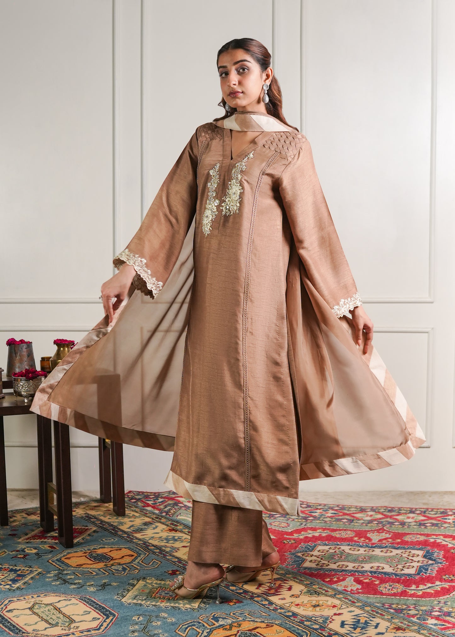 Mocha Kurta set