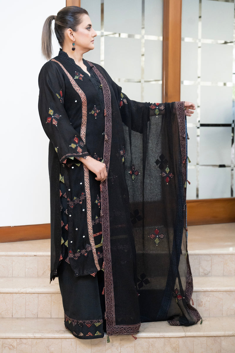 Appliqued Long kurta