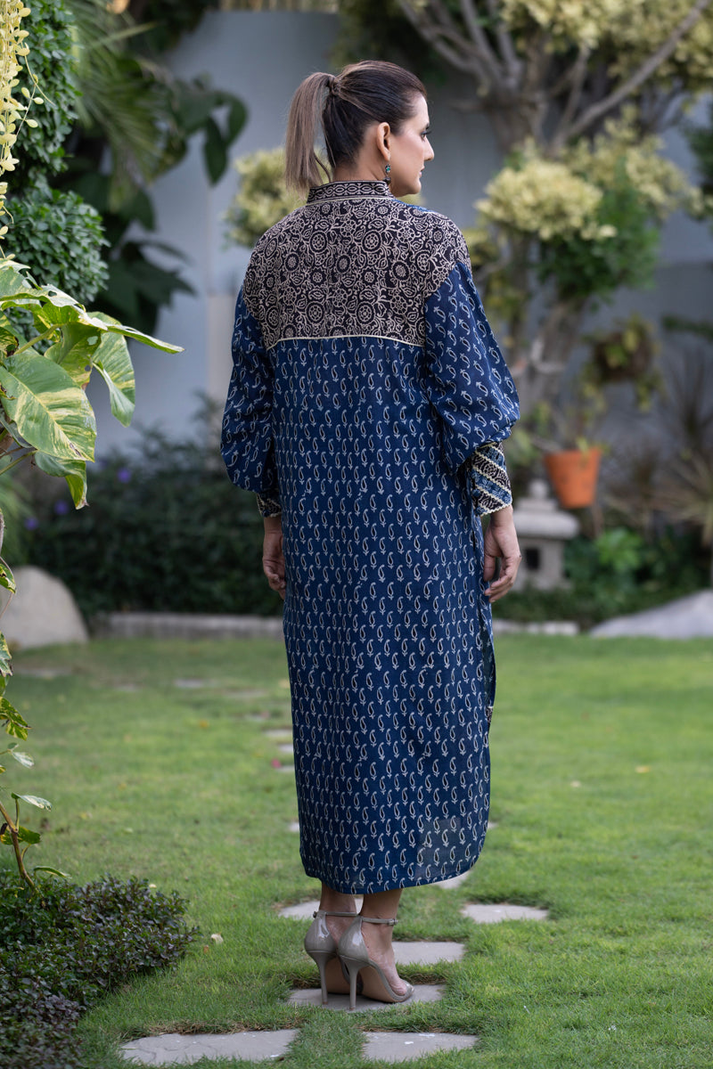 Indigo Black Kurta