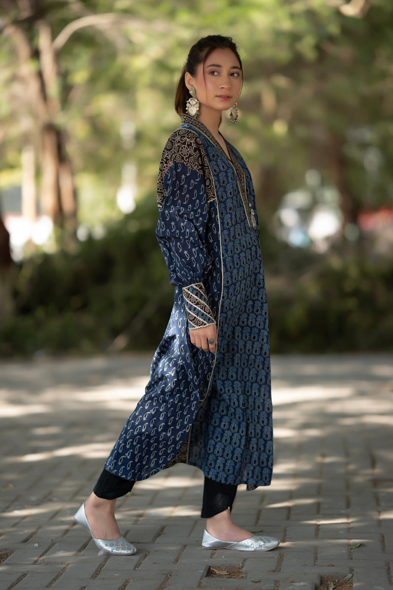 Ajrak Kurta