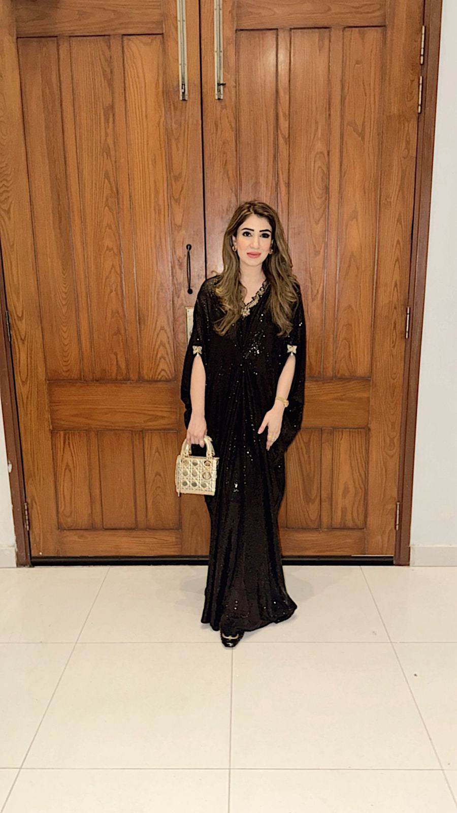 Client in our signature Kaftan