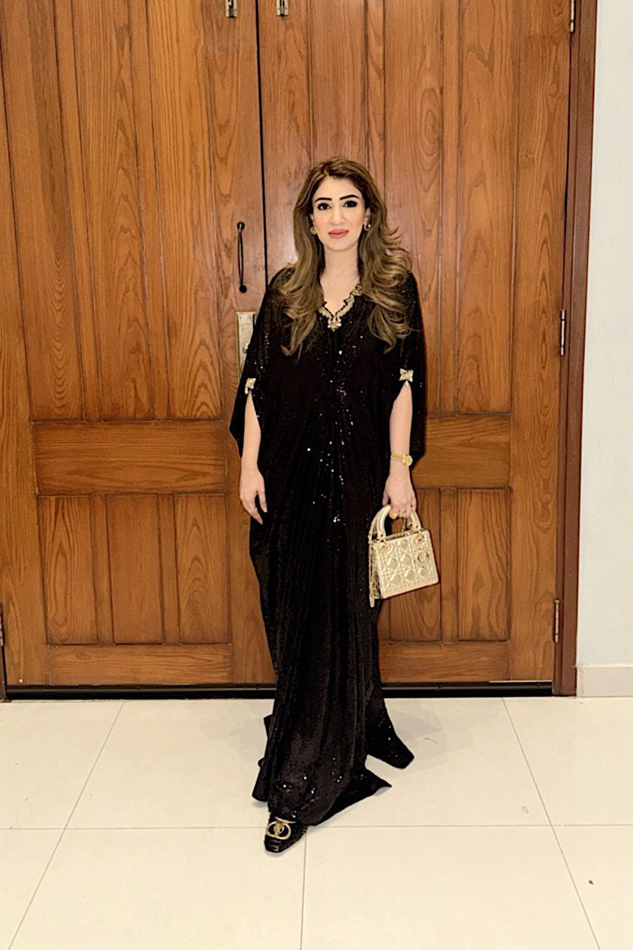 Client in our signature Kaftan
