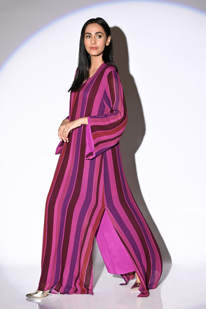 Plum in Stripes