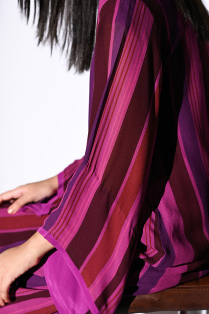 Plum in Stripes