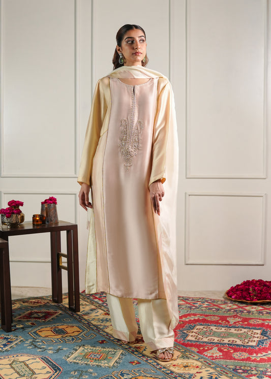 Pastel Kalidaar Kurta set